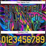 Colorful Psychedelic Fluid Art Custom 3D Pattern Baseball Jersey Style 7643 Custom 3D Pattern Design Abstract Colorful Psychedelic - Image 5