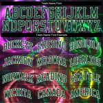 3D Pattern Design Abstract Fractal Rendering Baseball Jersey - Custom Authentic Style Custom 3D Pattern Design Abstract Fractal - Image 4