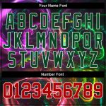 3D Pattern Design Abstract Fractal Rendering Baseball Jersey - Custom Authentic Style Custom 3D Pattern Design Abstract Fractal - Image 5