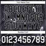 Abstract Liquid Marbling 3D Pattern Design Authentic Baseball Jersey Custom 3D Pattern Design Abstract Liquid Marbling Fluid - Image 5