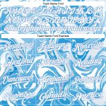 3D Ocean Wave Pattern Fluid Art Custom Baseball Jersey Authentic Design Custom 3D Pattern Design Abstract Ocean With Waves - Image 4