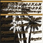 Hawaii Coconut Trees 3D Pattern Baseball Jersey - Custom Authentic Design Custom 3D Pattern Design Hawaii Coconut Trees Authentic - Image 4