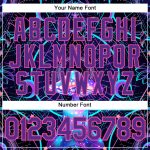 Psychedelic Magic Mushrooms with Sacred Geometry Custom 3D Pattern Baseball Jersey Style 5783 Custom 3D Pattern Design Magic - Image 5