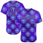 Magic Mushrooms Psychedelic 3D Pattern Design Authentic Baseball Jersey Style 5498 Custom 3D Pattern Design Magic Mushrooms