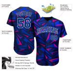 Custom 3D Pattern Music Festival Baseball Jersey - Authentic Style 4058 Custom 3D Pattern Design Music Festival Authentic - Image 3