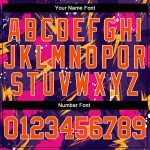 3D Pattern Music Festival Baseball Jersey Custom Design Style 4686 Custom 3D Pattern Design Music Festival Authentic Baseball - Image 5