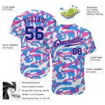 3D Pattern Design Baseball Jersey for Music Festival - Custom Style 5902 Custom 3D Pattern Design Music Festival Authentic - Image 3
