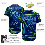 3D Pattern Design Baseball Jersey for Music Festival | Custom Style 8521 Custom 3D Pattern Design Music Festival Authentic - Image 3