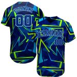 3D Pattern Design Baseball Jersey for Music Festival | Custom Style 8521 Custom 3D Pattern Design Music Festival Authentic