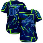 3D Pattern Design Baseball Jersey for Music Festival | Custom Style 8521 Custom 3D Pattern Design Music Festival Authentic - Image 2