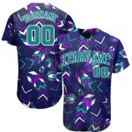 Custom 3D Pattern Music Festival Baseball Jersey Authentic Style 9241 Custom 3D Pattern Design Music Festival Authentic Baseball