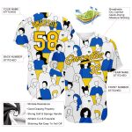 Patriot of Ukraine Custom 3D Pattern Baseball Jersey - Authentic Sports Apparel Custom 3D Pattern Design Patriot Of Ukraine - Image 3