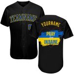 Pray For Ukraine Peace 3D Pattern Baseball Jersey - Custom Authentic Apparel Custom 3D Pattern Design Pray For Ukraine Peace