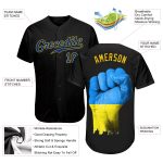 Ukraine Patriotic Solidarity 3D Pattern Baseball Jersey - Authentic Design for Togetherness Custom 3D Pattern Design Solidarity - Image 3