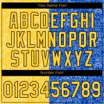 Ukrainian Flag Custom 3D Pattern Baseball Jersey - Authentic Team Apparel Custom 3D Pattern Design Ukrainian Flag Authentic - Image 5