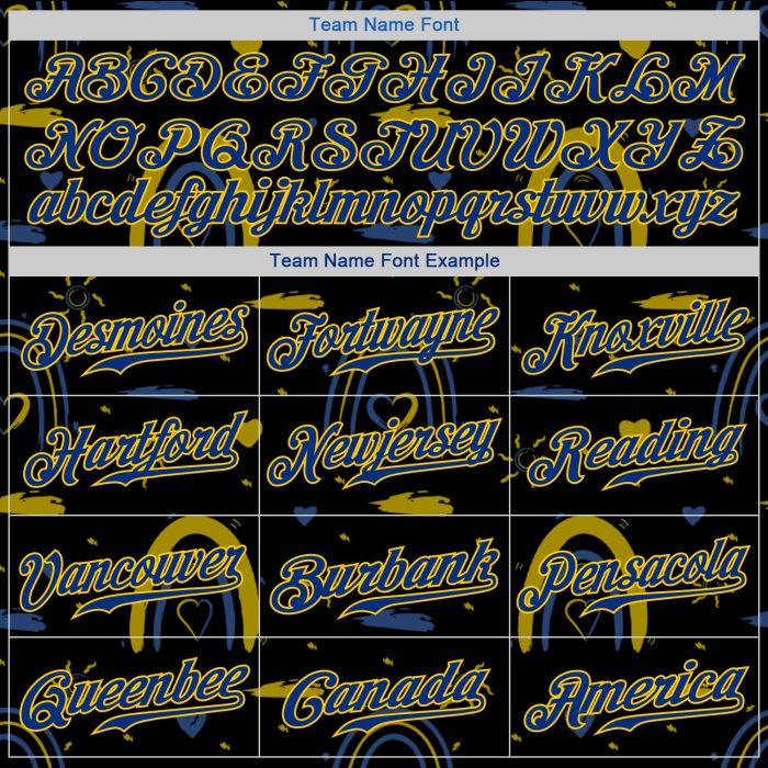 Ukrainian Flag Colors 3D Pattern Design Baseball Jersey - Glory to Ukraine Authentic Jersey Custom 3D Pattern Design Ukrainian - Image 4