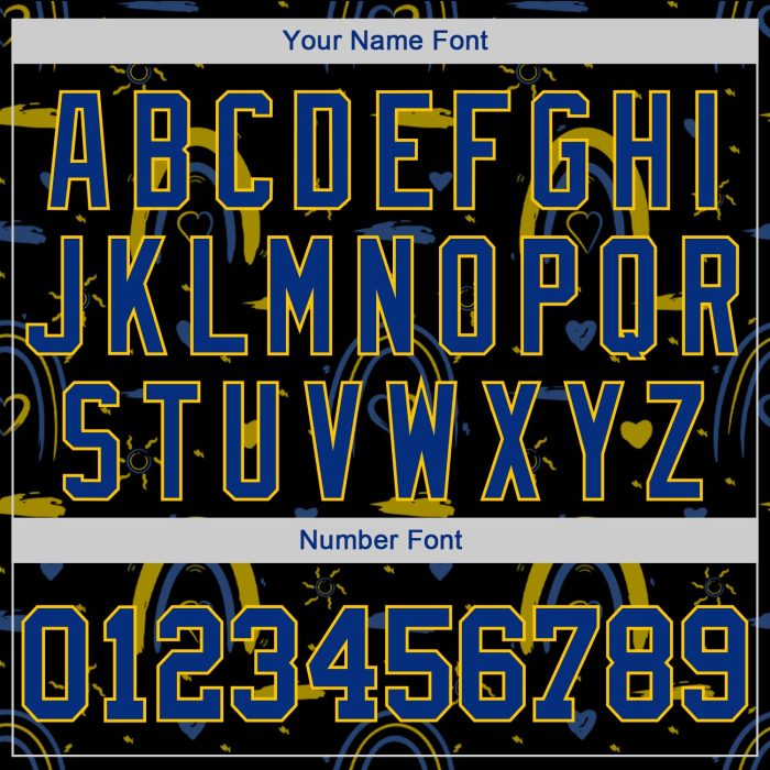 Ukrainian Flag Colors 3D Pattern Design Baseball Jersey - Glory to Ukraine Authentic Jersey Custom 3D Pattern Design Ukrainian - Image 5