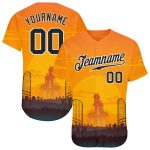 Custom Halloween Horror Night 3D Pattern Baseball Jersey - Authentic Design Custom 3D Pattern Halloween Horror Night Authentic