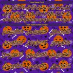 Halloween Pumpkins 3D Pattern Custom Baseball Jersey Style 7456 Custom 3D Pattern Halloween Pumpkins Authentic Baseball Jersey - Image 4