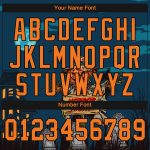 Halloween Pumpkins 3D Pattern Authentic Baseball Jersey for Horror Night Custom 3D Pattern Halloween Pumpkins Horror Night - Image 5