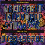 Halloween Skulls 3D Pattern Custom Authentic Baseball Jersey Style 2018 Custom 3D Pattern Halloween Skulls Authentic Baseball - Image 5