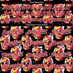 Halloween Skull 3D Pattern Baseball Jersey - Custom Style 3141 Custom 3D Pattern Halloween Skulls Authentic Baseball Jersey - Image 4