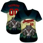 Halloween 3D Pattern Trick or Treat Jersey for Horror Night - Custom Authentic Baseball Jersey Custom 3D Pattern Halloween - Image 2