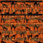 Happy Halloween Black Cats Spiders 3D Pattern Long Sleeve Performance T-Shirt Custom 3D Pattern Happy Halloween Black Cats - Image 3