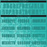 Aqua Black Sublimation Soccer Jersey - Custom Uniform for Teams and Players Custom Aqua Aqua-Black Sublimation Soccer Uniform - Image 4