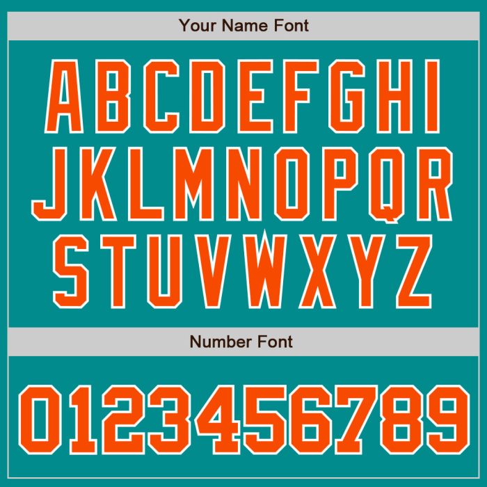 Custom Baseball Jersey - Aqua Orange White Authentic Design for Teams and Fans Custom Aqua Orange-White Authentic Baseball - Image 5