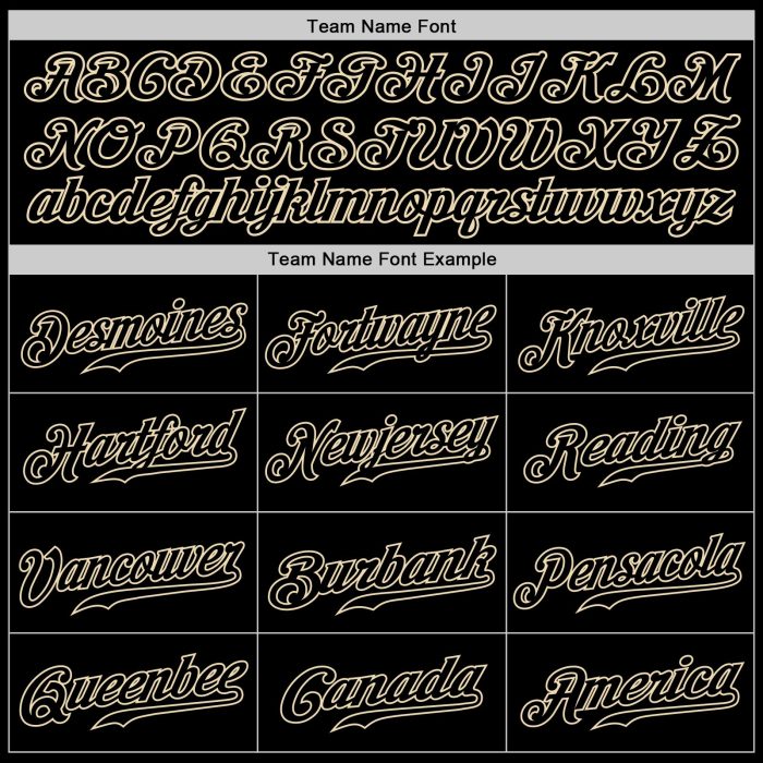 Custom Black Cream Baseball Jersey - Style 9576 - Authentic Design Custom Black Black-Cream Authentic Baseball Jersey Style - Image 4