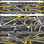 Custom Black Gold 3D Pattern Baseball Jersey Authentic Design Custom Black Black-Gold 3D Pattern Design Authentic Baseball - Image 4