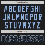 Custom Black Blue Authentic Baseball Jersey - Personalized Design for Fans Custom Black Black-Light Blue Authentic Baseball - Image 5