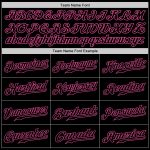 Custom Black Pink Baseball Jersey - Authentic Design for Sports Fans Custom Black Black-Pink Authentic Baseball Jersey - Image 4