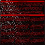 Custom Black Red 3D Pattern Baseball Jersey - Personalized Authentic Design Custom Black Black-Red 3D Pattern Design Authentic - Image 4
