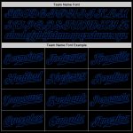 Custom Black-Royal Authentic Baseball Jersey for Men and Women, Personalized Sports Apparel Custom Black Black-Royal Authentic - Image 4