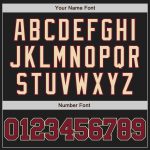 Custom Black Crimson Authentic Baseball Jersey - City Cream Design Custom Black Crimson-City Cream Authentic Baseball Jersey - Image 5