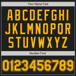 Custom Black Gold Baseball Jersey - Authentic Team Wear for Fans Custom Black Gold Authentic Baseball Jersey - Image 5