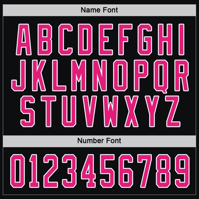 Personalized Black Hot Pink White Hockey Jersey for Men and Women Customize Your Own Design Custom Black Hot Pink-White Hockey - Image 4