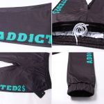 Custom Fleece Jogger Sweatpants in Black and Kelly Green - Comfortable Activewear for Men and Women Custom Black Kelly Green - Image 3