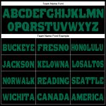 Custom Fleece Jogger Sweatpants in Black and Kelly Green - Comfortable Activewear for Men and Women Custom Black Kelly Green - Image 2