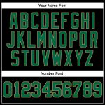 Custom Performance T-Shirt in Black Kelly Green and Old Gold - Long Sleeve Custom Black Kelly Green-Old Gold Long Sleeve - Image 5