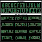 Custom Performance T-Shirt in Black Kelly Green and Old Gold - Long Sleeve Custom Black Kelly Green-Old Gold Long Sleeve - Image 4