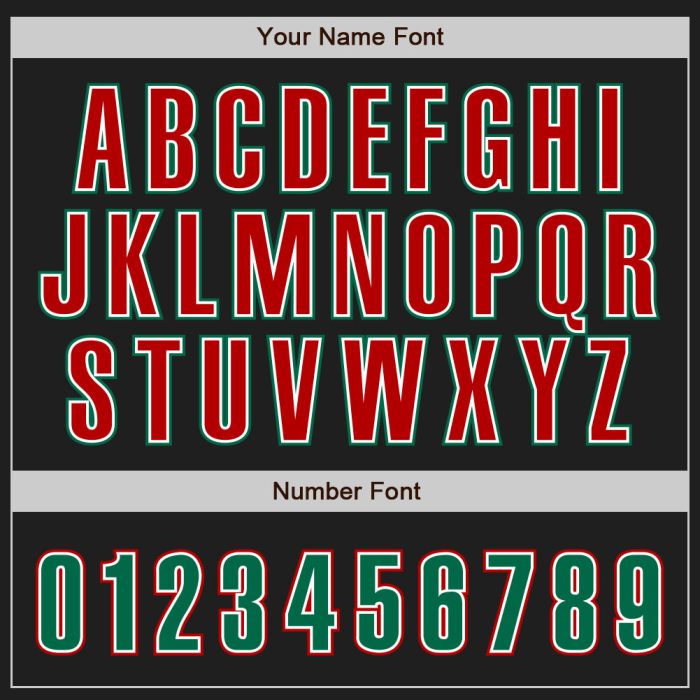 Custom Black Baseball Jersey with Kelly Green and Red Accents - Authentic Design Custom Black Kelly Green-Red Authentic Baseball - Image 5