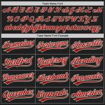 Custom Black Baseball Jersey with Kelly Green and Red Accents - Authentic Design Custom Black Kelly Green-Red Authentic Baseball - Image 4