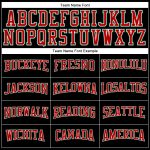 Custom Performance T-Shirt in Black, Kelly Green, Red & White - Long Sleeve Custom Black Kelly Green Red-White Long Sleeve - Image 4