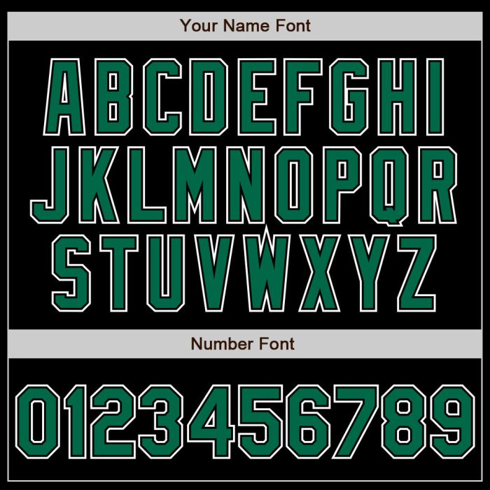 Custom Black Green White Authentic Fade Baseball Jersey - Fashion Style Custom Black Kelly Green-White Authentic Fade Fashion - Image 3