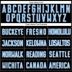 Custom Black Light Blue White Sublimation Soccer Jersey - Fashion Split Design Uniform Custom Black Light Blue-White Sublimation - Image 4