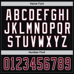 Custom Black Maroon White Hockey Jersey - Personalized Ice Hockey Team Jersey Custom Black Maroon-White Hockey Jersey - Image 4