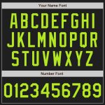 Custom Baseball Jersey - Black Neon Green Design, Authentic Style Custom Black Neon Green Authentic Baseball Jersey - Image 5